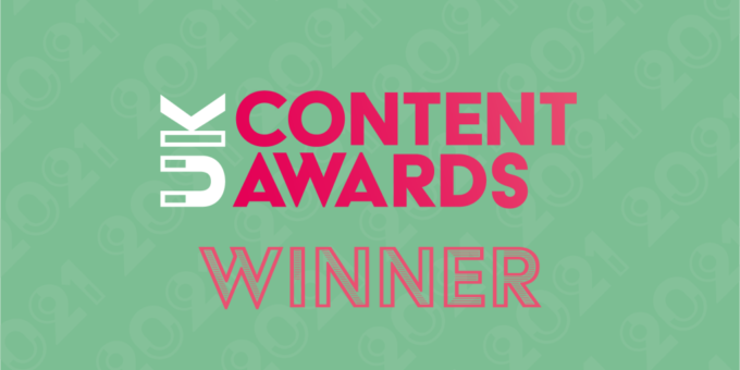 UK Content Awards 2021 Winner