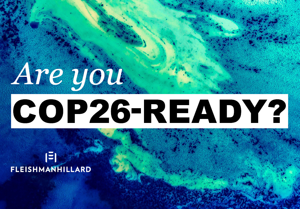 FleishmanHillard asks, 'Are you COP26-ready?