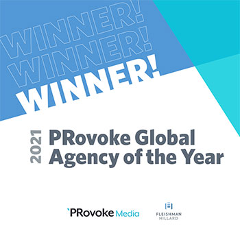 FleishmanHillard is PRovoke Media Global Agency of the Year