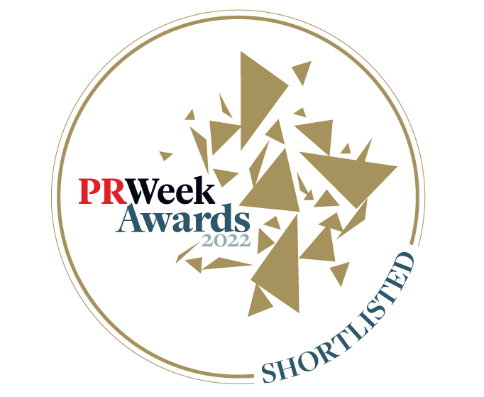 PR Week Awards 2022 Shortlist Graphic